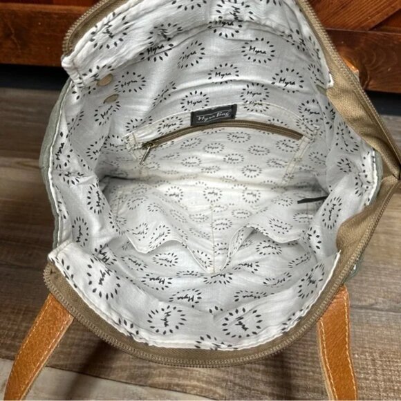 Myra Bag Expedition Tote Upcycled Canvas Purse NWT - Picture 4 of 9